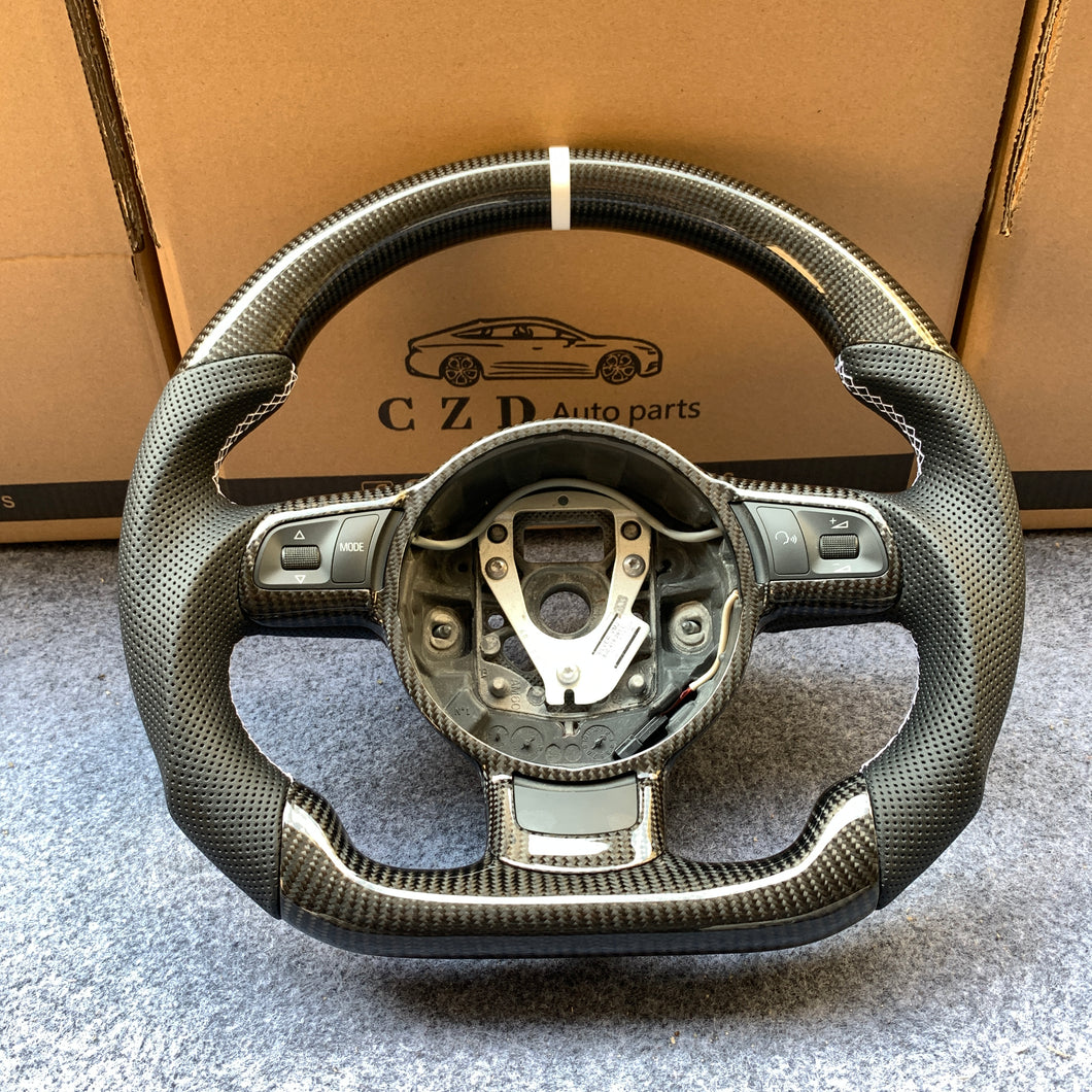 CZD Audi TT RS 8J 2009-2014 carbon fiber steering wheel