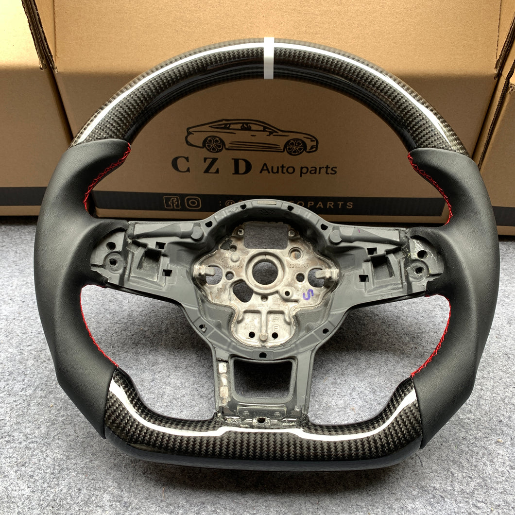 CZD-VW Golf R MK7/MK7.5 carbon fiber steering wheel