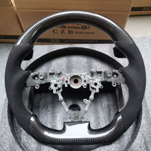Load image into Gallery viewer, CZD Scion IQ carbon fiber steering wheel with black Alcantara