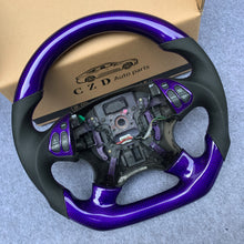 Load image into Gallery viewer, CZD 2004-2006 Acura TL Type R custom steering wheel with Purple carbon fiber