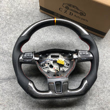 Load image into Gallery viewer, CZD Volkswagen mk6 carbon fiber steering wheel