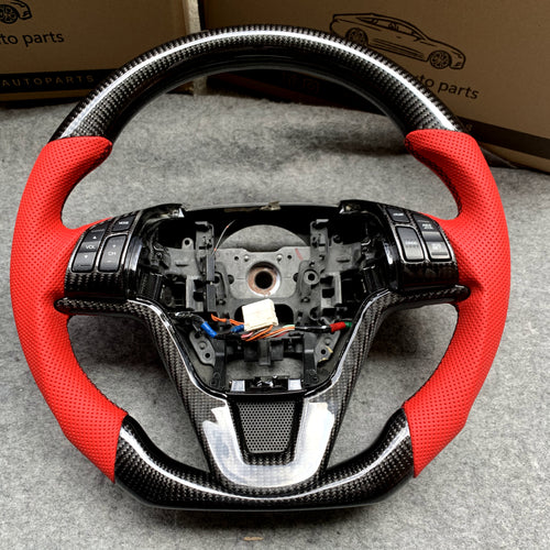 CZD 2007- 2011 Honda CR-V Carbon fiber with Leather Steering Wheel