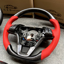 Load image into Gallery viewer, CZD 2007- 2011 Honda CR-V Carbon fiber with Leather Steering Wheel