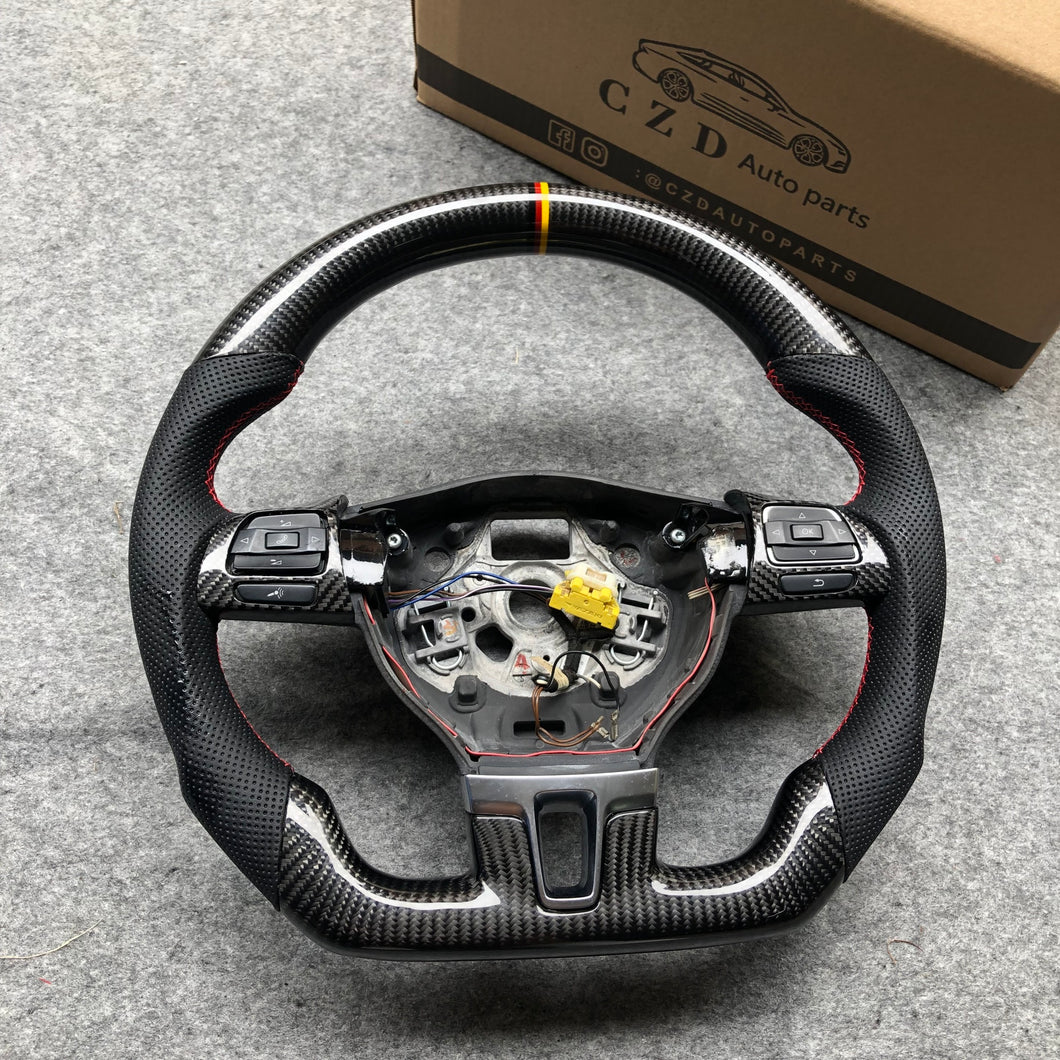 CZD Volkswagen mk6 carbon fiber steering wheel