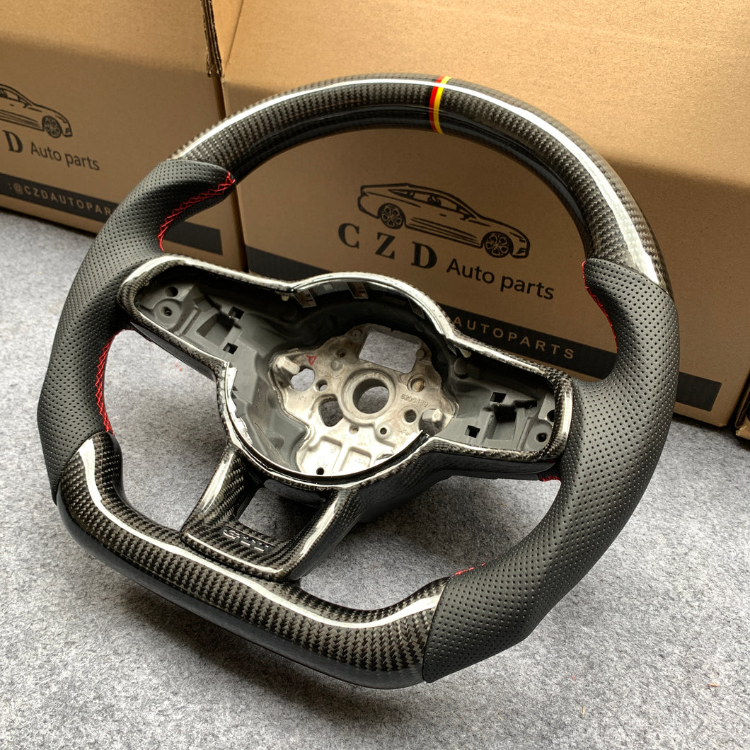 Volkswagen Golf7 GTI/MK7 2015-2019 carbon fiber steering wheel-CZD