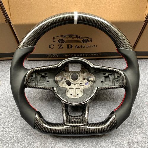 Volkswagen Golf7 GTI/MK7 2015-2019 carbon fiber steering wheel-CZD