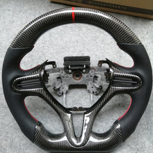 Load image into Gallery viewer, Honda  Civic FD2  steering wheel with Real carbon fiber