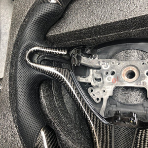 Honda  Civic FD2  steering wheel with Real carbon fiber