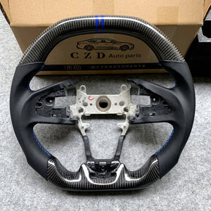 CZD- 2016-2021 Honda civic seden/FK7/FK8/10th gen civic steering wheel with carbon fiber