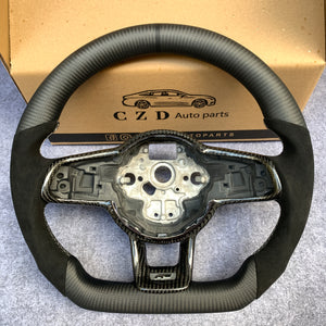 CZD-VW Golf R MK7/MK7.5 carbon fiber steering wheel