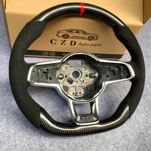 CZD-VW Golf R MK7/MK7.5 carbon fiber steering wheel