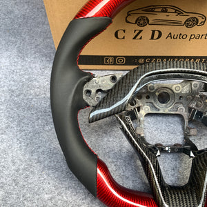 CZD Honda accord 2018/2019/2020/2021 red carbon fiber steering wheel