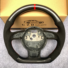 Load image into Gallery viewer, CZD Audi S4 B8 steering wheel carbon fiber