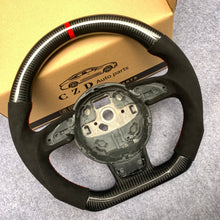 Load image into Gallery viewer, CZD Audi S4 B8 steering wheel carbon fiber