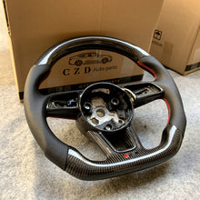 Load image into Gallery viewer, CZD Audi B9 A4 Avant steering wheel carbon fiber