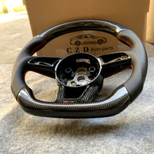 Load image into Gallery viewer, CZD Audi B9 A4 Avant steering wheel carbon fiber