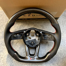 Load image into Gallery viewer, CZD Audi B9 A4 Avant steering wheel carbon fiber