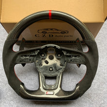 Load image into Gallery viewer, CZD Audi B9 A4 Avant steering wheel carbon fiber