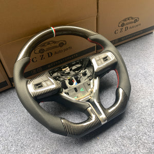 Customied For Maserati Ghibli / GT /Quattroporte/ Levante Steering wheel with Carbon fiber