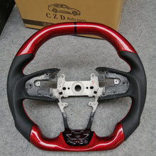 Load image into Gallery viewer, CZD FK8/10th gen Civic  steering wheel with carbon fiber