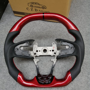 CZD FK8/10th gen Civic  steering wheel with carbon fiber