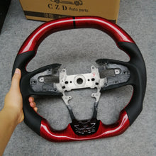 Load image into Gallery viewer, CZD FK8/10th gen Civic  steering wheel with carbon fiber