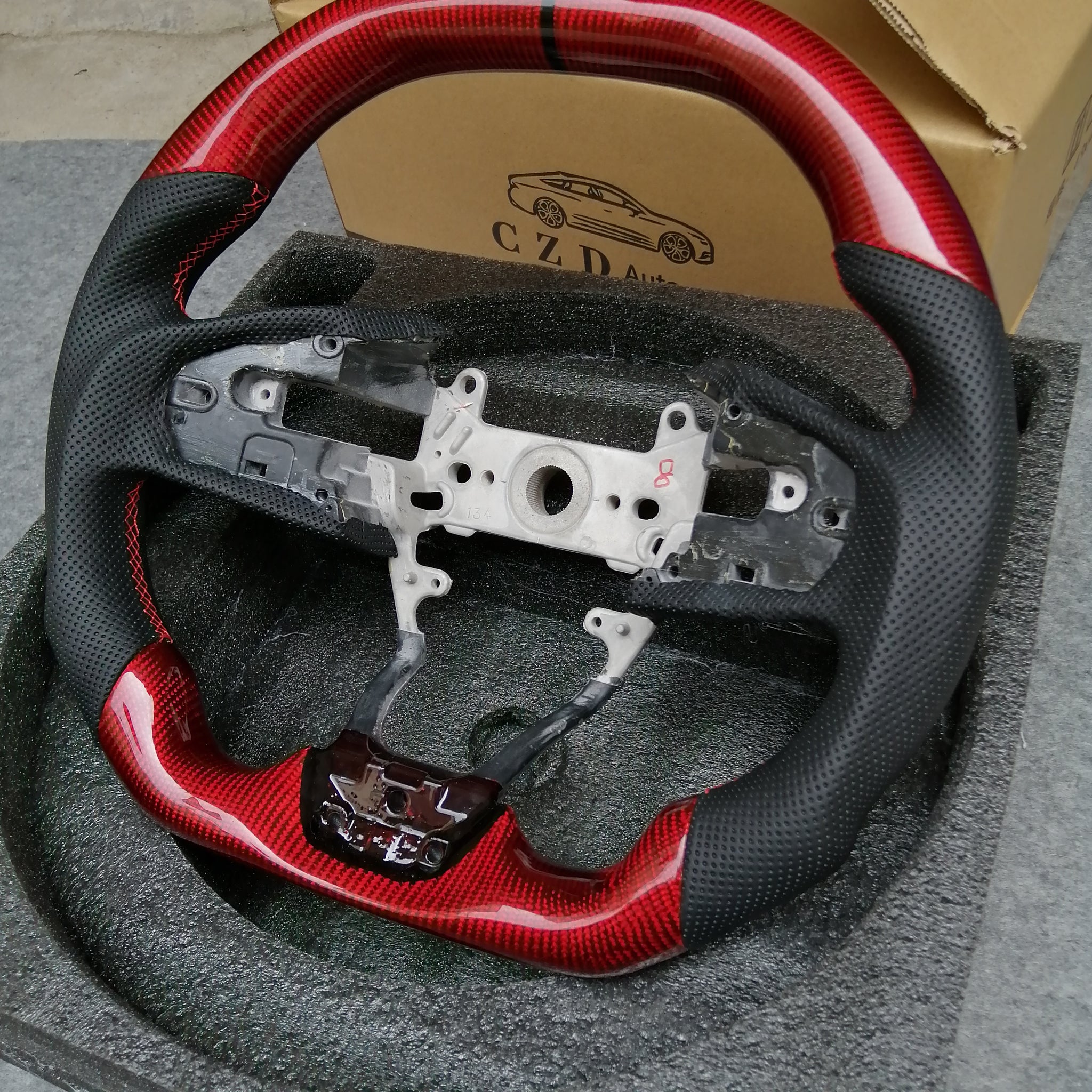 CZD FK8/10th gen Civic steering wheel with carbon fiber – CZD