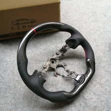 Load image into Gallery viewer, CZD 370Z steering wheel with carbon fiber