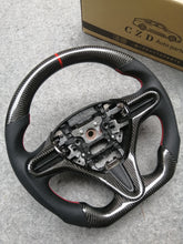 Load image into Gallery viewer, Honda  Civic FD2  steering wheel with Real carbon fiber