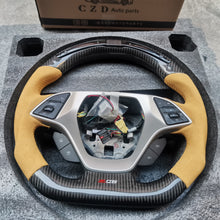 Load image into Gallery viewer, CZD-For Chevrolet Camaro 2016/2017/2018/2019/2020 carbon fiber steering wheel