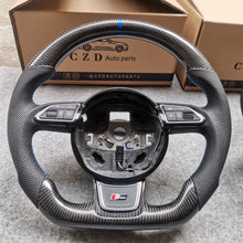 Load image into Gallery viewer, CZD Audi B8 S4 steering wheel carbon fiber