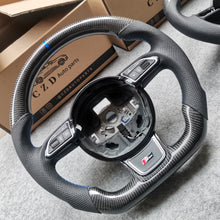 Load image into Gallery viewer, CZD Audi B8 S4 steering wheel carbon fiber