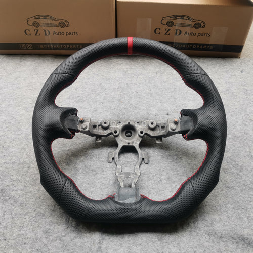 CZD Infiniti FX FX35 FX37 FX50 2009-2017 carbon fiber steering wheel full leather