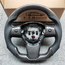 Load image into Gallery viewer, CZD Tesla Model 3  Carbon Fiber steering wheel