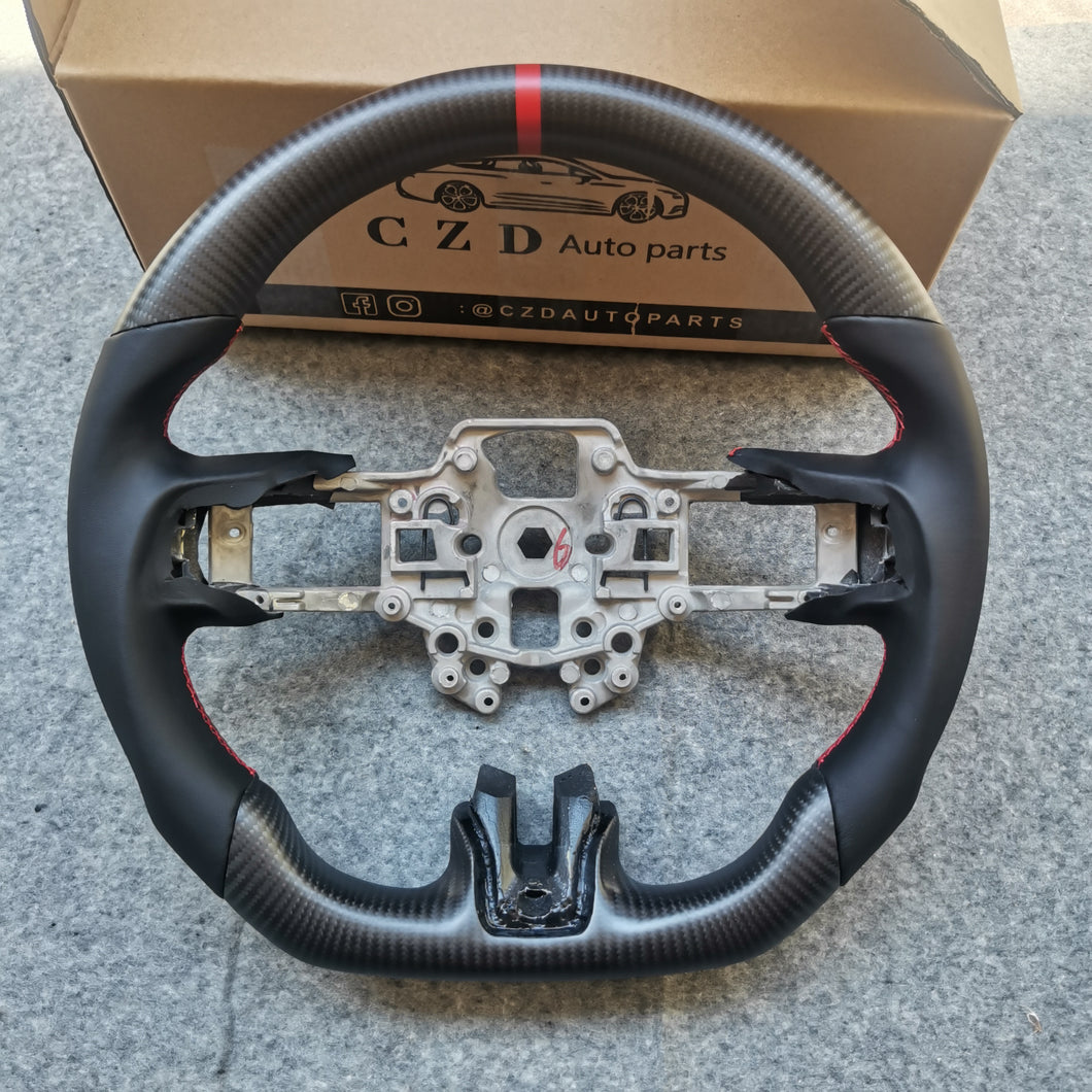 CZD ford mustang GT500 2018 2019 2020 2021 2022 carbon fiber steering wheel