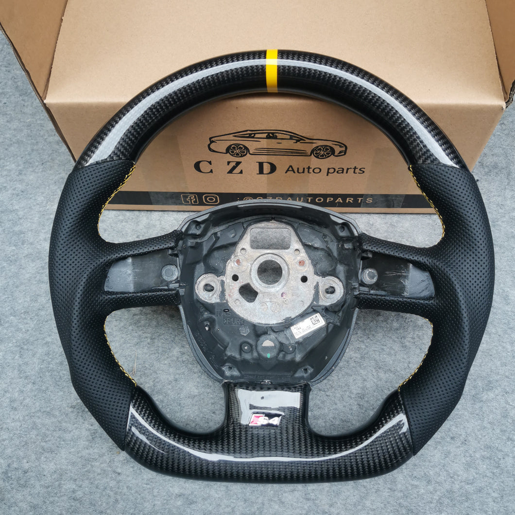 CZD Audi A5 8T carbon fiber steering wheel