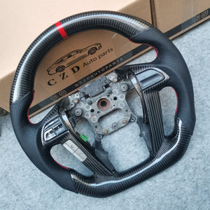 Custom For 8th gen Honda Accord Odyssey Carbon Fiber Steering Wheel CZD