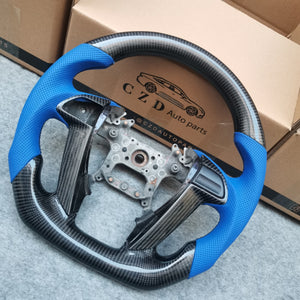 Custom For 8th gen Honda accord/Odyssey carbon fiber steering wheel CZD