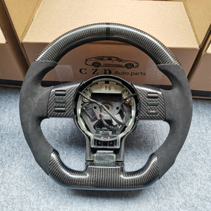 CZD Nissan 350Z/Z33 2002-2009 carbon fiber steering wheel with black carbon fiber