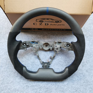 CZD Scion IQ carbon fiber steering wheel with matte carbon fiber