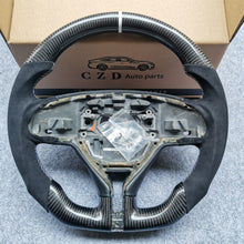Load image into Gallery viewer, CZD-For Maserati Ghibli / GT /Quattroporte/ Levante Steering wheel with Carbon fiber