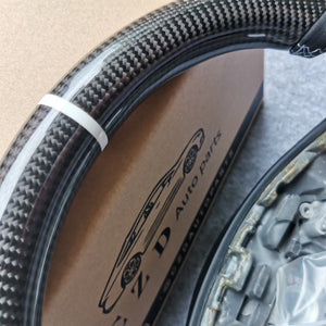 CZD Maserati Levante /Ghibli /Quattroporte carbon fiber steering wheel with black Alcantara