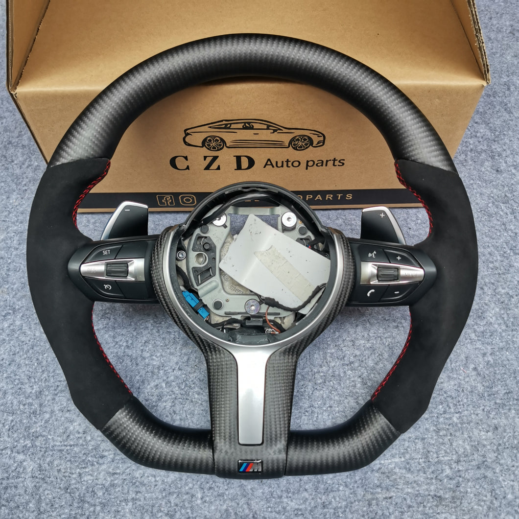 CZD- BMW F30/F31/F32/F34/F35/F20/F25/m1/m2/m3/m4 carbon fiber steering wheel