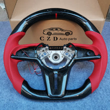 Load image into Gallery viewer, CZD-2017+GTR R35 stering wheel with carbon fiber