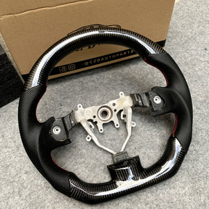 For 2008-2014 Subaru STI/WRX Carbon Fiber Steering Wheel