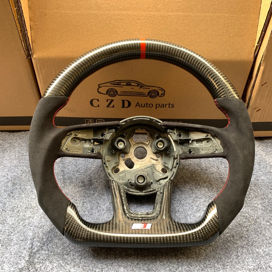 CZD Audi A4 B9 Avant carbon fiber steering wheel