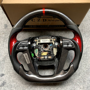 CZD-Honda 8th gen Accord 2008/2009/2010/2011/2012 carbon fiber steering wheel