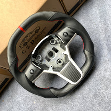 Load image into Gallery viewer, CZD Tesla model 3/model Y carbon fiber steering wheel