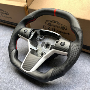 CZD Tesla model 3/model Y carbon fiber steering wheel