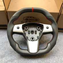 Load image into Gallery viewer, CZD Tesla model 3/model Y carbon fiber steering wheel